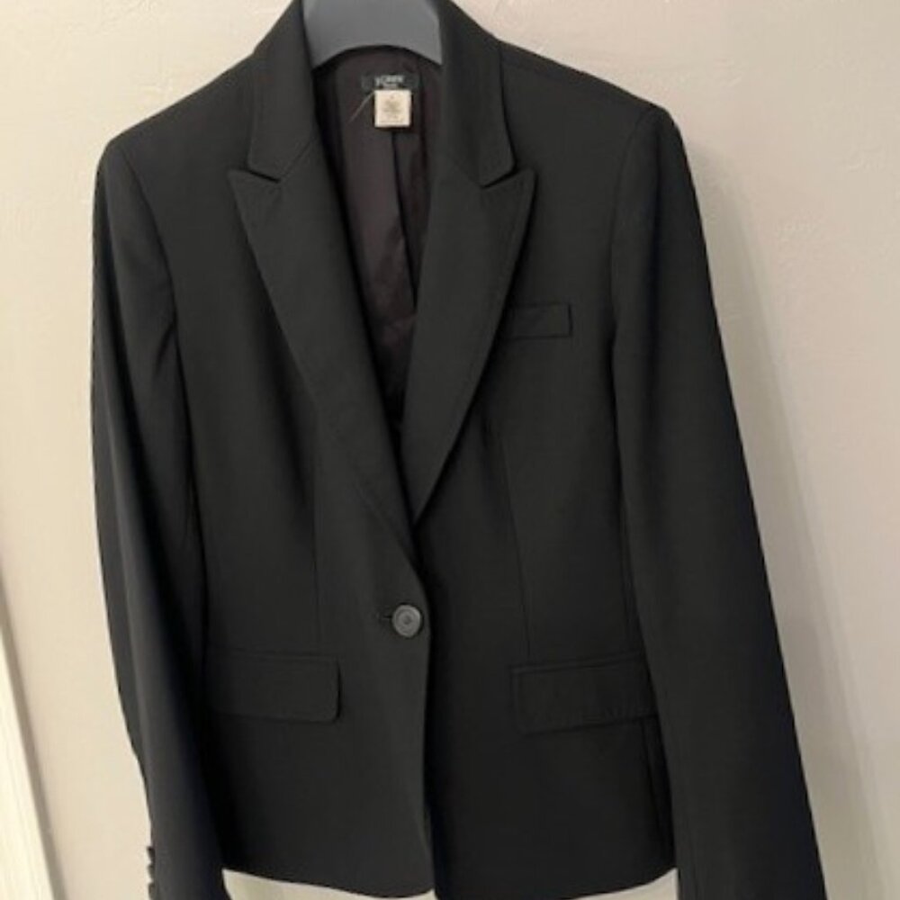 J Crew Wool Stretch  Blazer/Jacket